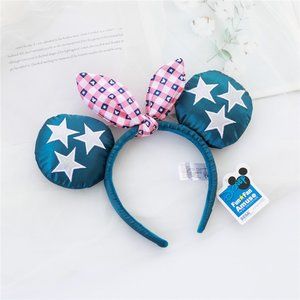 Disney Mickey Mouse Ears Embroidery Star Headband